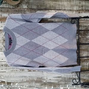 TAHARI ARGYLE SWEATER